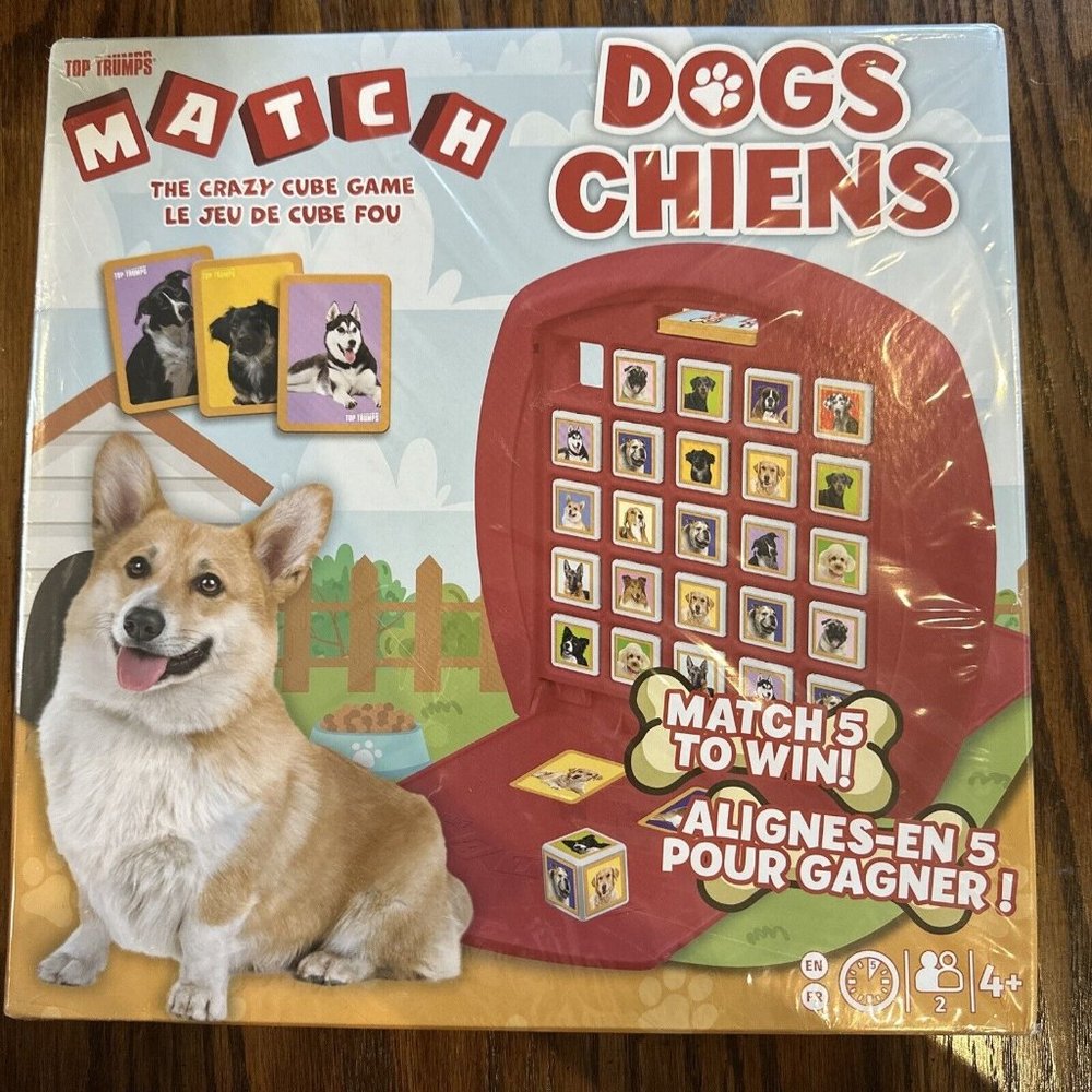 Dogs Top Trumps Match - The Crazy Cube Game‎